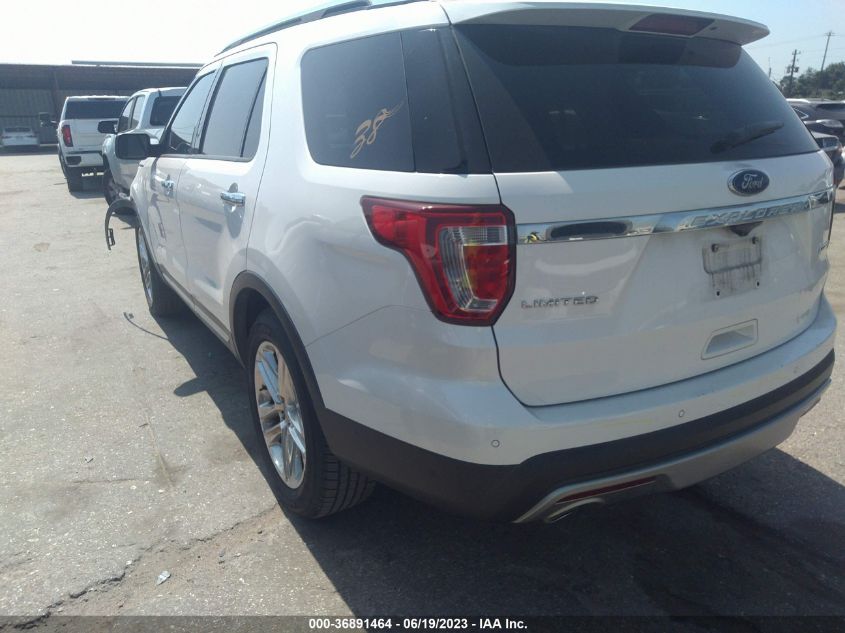 2016 FORD EXPLORER LIMITED - 1FM5K7F88GGC33014