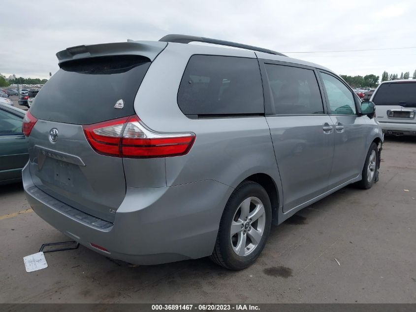 2018 TOYOTA SIENNA LE - 5TDKZ3DC9JS906702