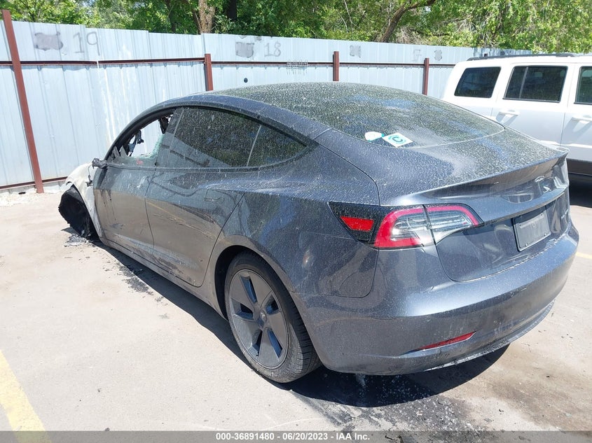 VIN 5YJ3E1EB5NF177828 2022 TESLA MODEL 3 LONG RANGE