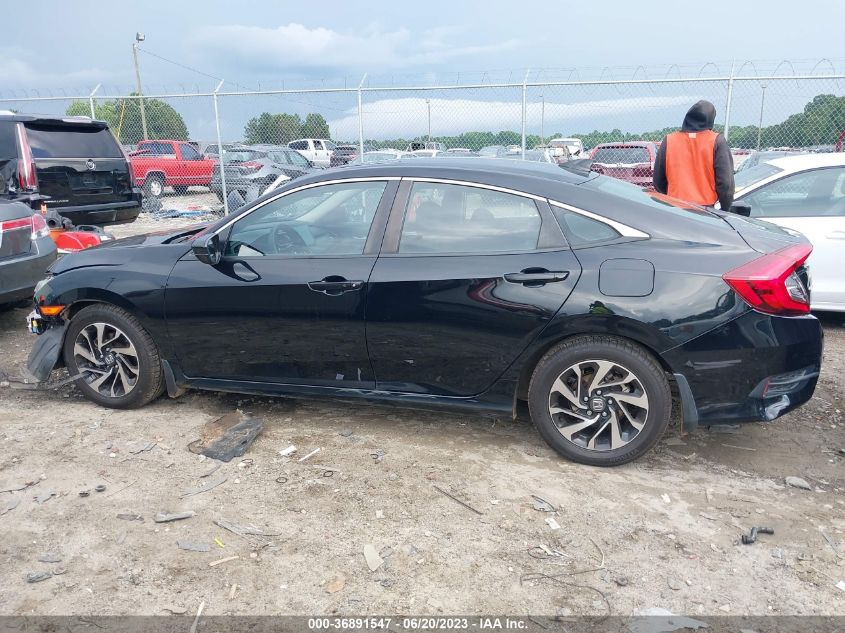 2018 HONDA CIVIC SEDAN EX - 19XFC2F74JE001887