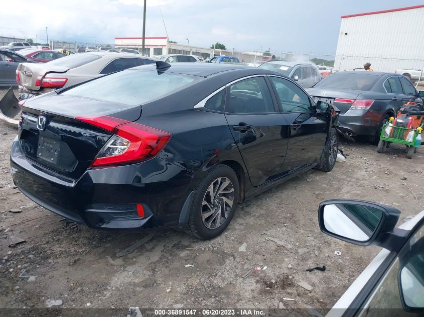 2018 HONDA CIVIC SEDAN EX - 19XFC2F74JE001887