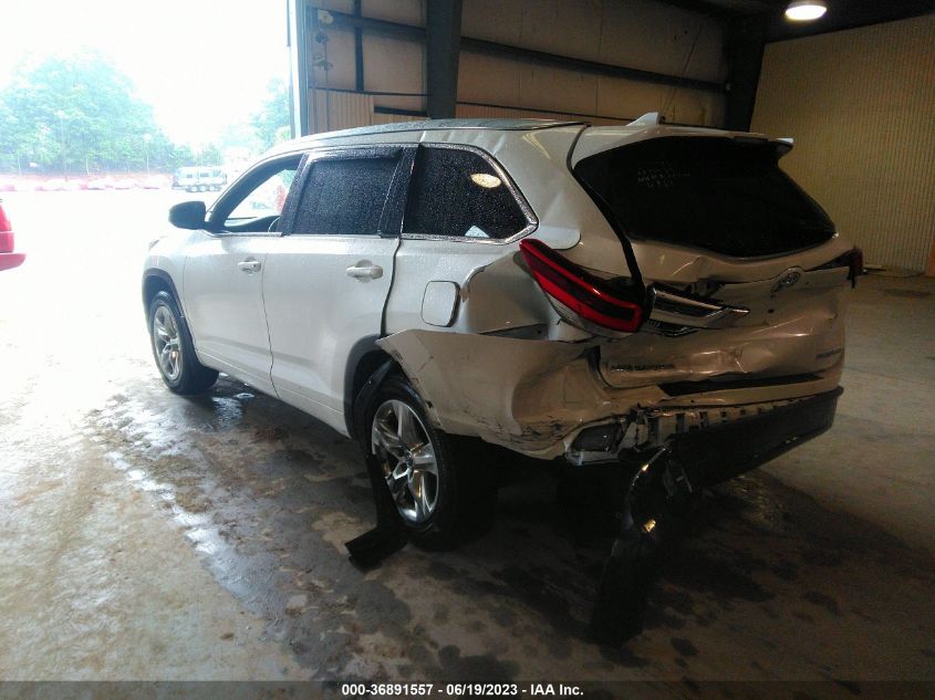 2018 TOYOTA HIGHLANDER LIMITED - 5TDDZRFH7JS854961