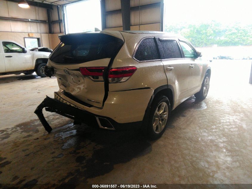 2018 TOYOTA HIGHLANDER LIMITED - 5TDDZRFH7JS854961