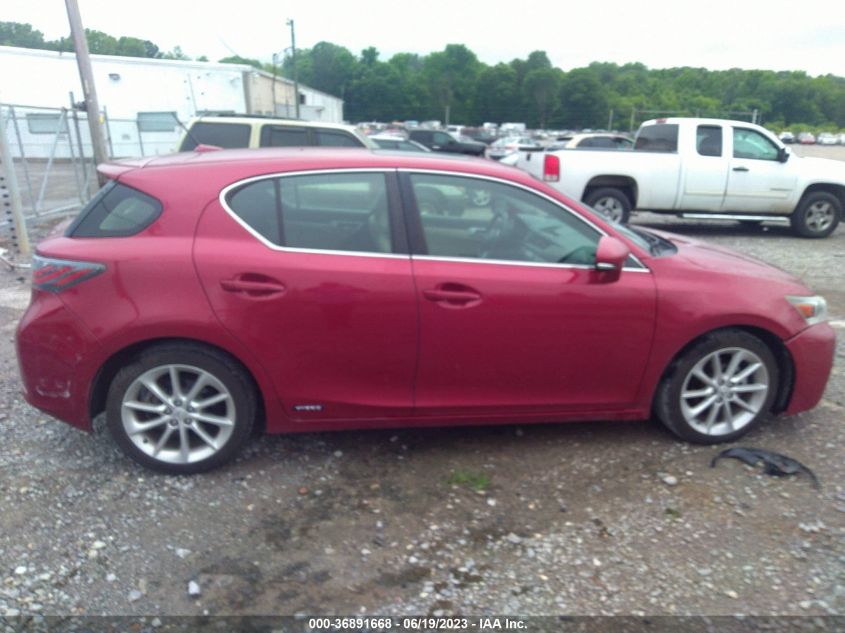 2013 LEXUS CT 200H - JTHKD5BH4D2167516