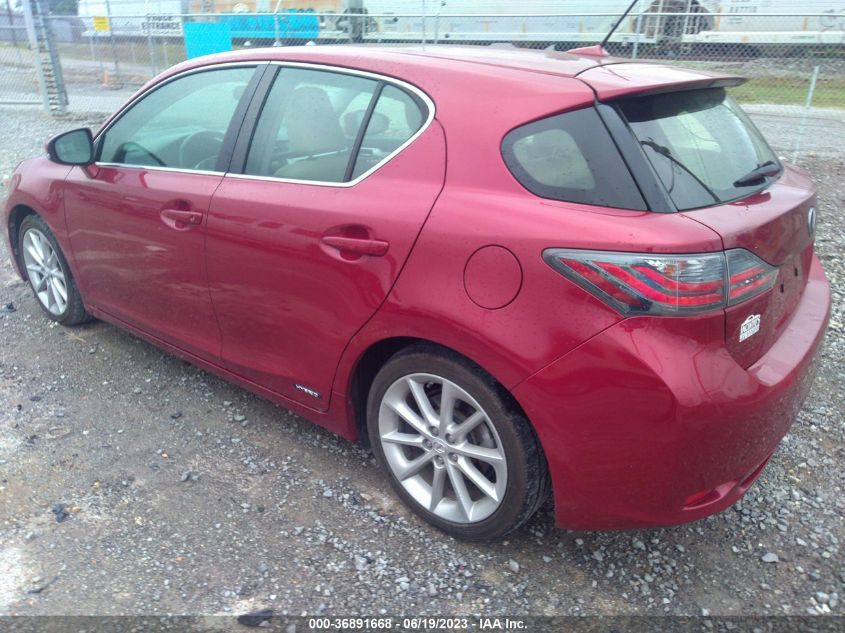 2013 LEXUS CT 200H - JTHKD5BH4D2167516