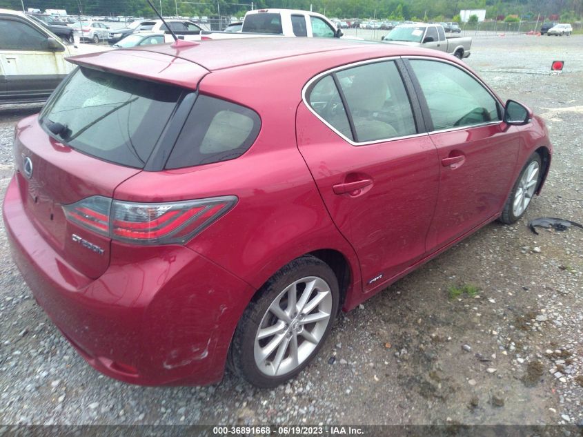 2013 LEXUS CT 200H - JTHKD5BH4D2167516