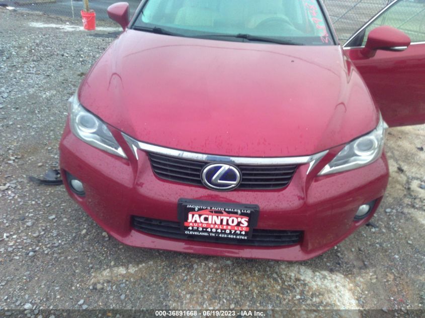 2013 LEXUS CT 200H - JTHKD5BH4D2167516