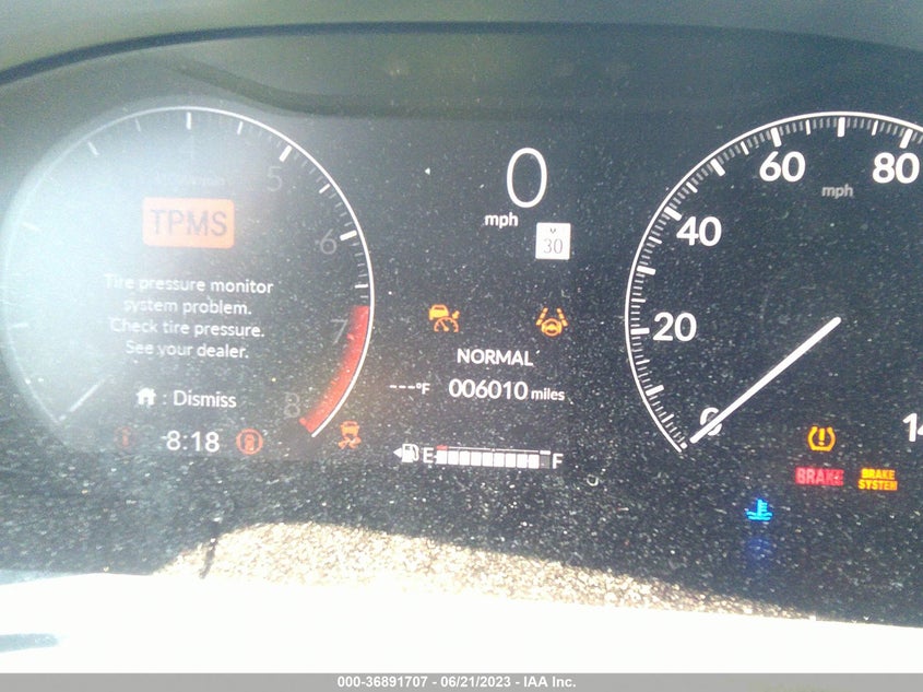 VIN 3CZRZ2H50PM705908 2023 HONDA HR-V SPORT
