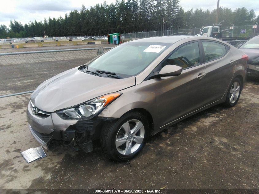2013 HYUNDAI ELANTRA GLS PZEV - 5NPDH4AE3DH327304