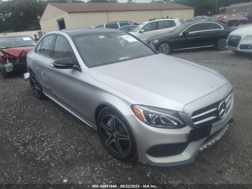 55SWF4KB9GU100493 2016 MERCEDES-BENZ C-CLASS, photo no. 1