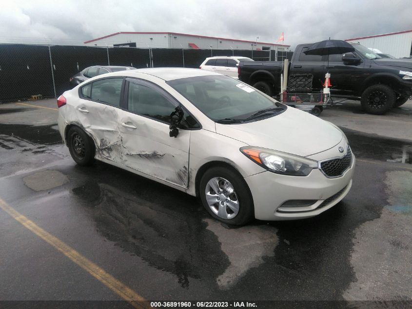 2015 KIA FORTE LX - KNAFK4A68F5335398