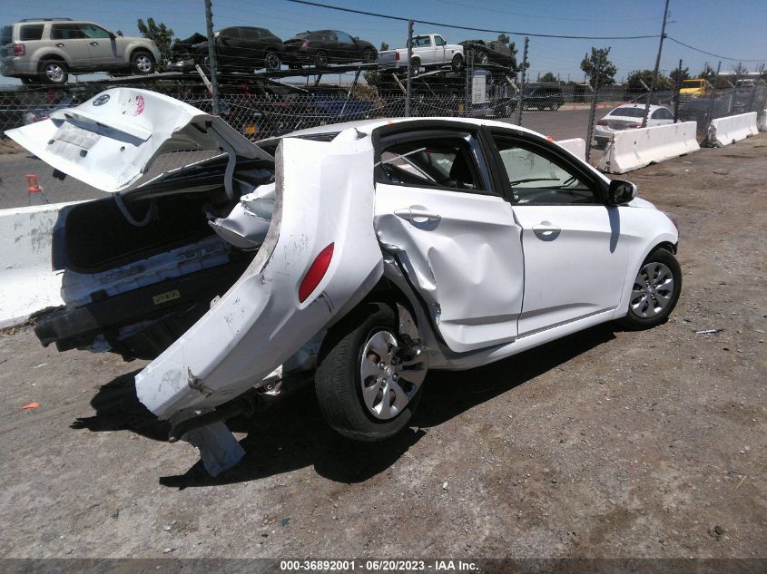 2017 HYUNDAI ACCENT SE - KMHCT4AE3HU311735