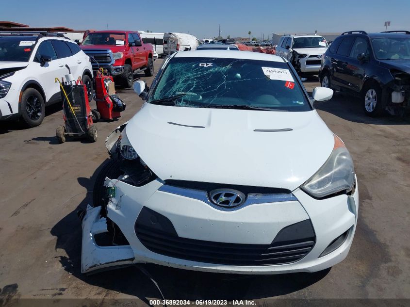 2013 HYUNDAI VELOSTER W/BLACK INT - KMHTC6AD2DU171058