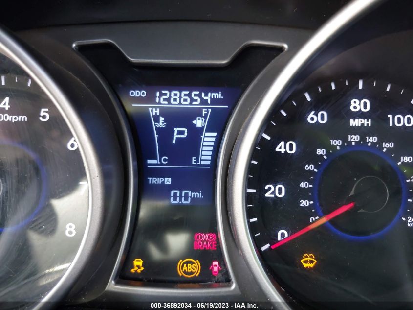 2013 HYUNDAI VELOSTER W/BLACK INT - KMHTC6AD2DU171058