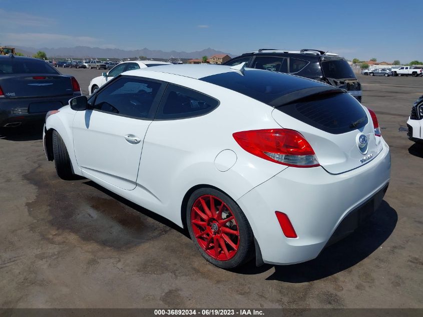2013 HYUNDAI VELOSTER W/BLACK INT - KMHTC6AD2DU171058