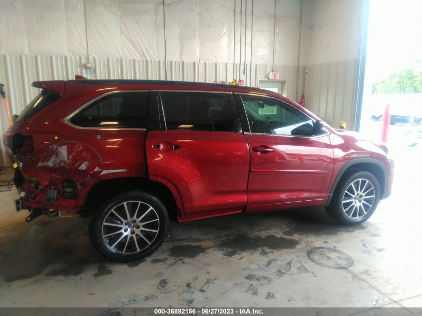 2018 TOYOTA HIGHLANDER SE/XLE - 5TDKZRFH6JS533632