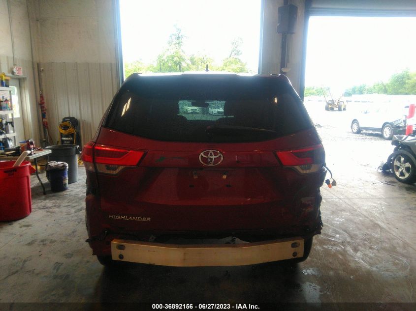 2018 TOYOTA HIGHLANDER SE/XLE - 5TDKZRFH6JS533632