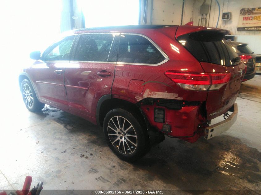 2018 TOYOTA HIGHLANDER SE/XLE - 5TDKZRFH6JS533632