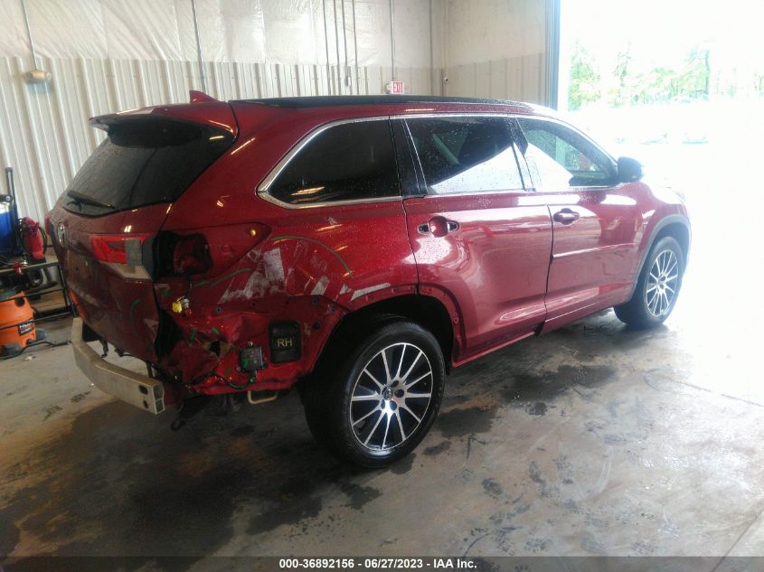 2018 TOYOTA HIGHLANDER SE/XLE - 5TDKZRFH6JS533632