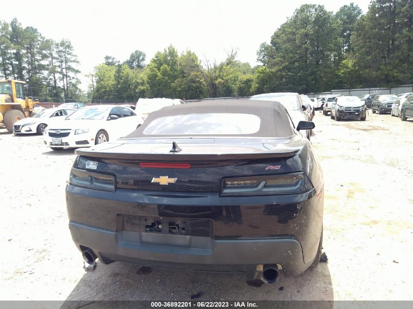 2015 CHEVROLET CAMARO LT - 2G1FF3D30F9271002