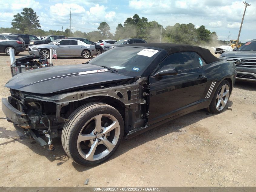 2015 CHEVROLET CAMARO LT - 2G1FF3D30F9271002
