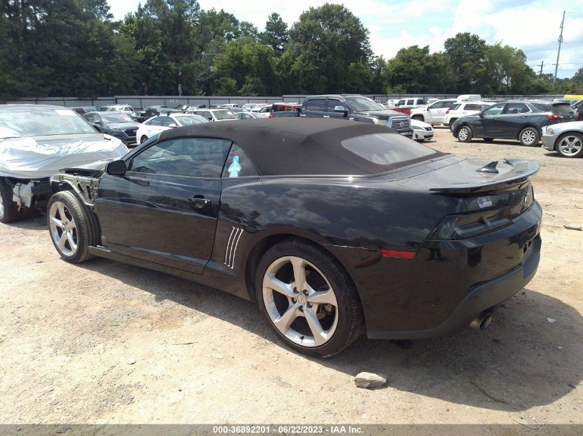 2015 CHEVROLET CAMARO LT - 2G1FF3D30F9271002