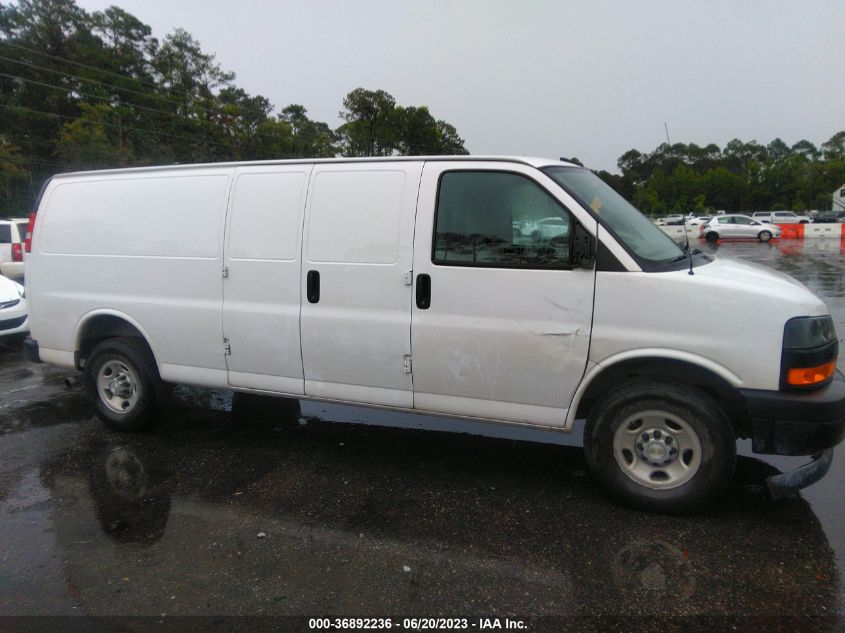 2021 CHEVROLET EXPRESS CARGO RWD 2500 EXTENDED WHEELBASE WT - 1GCWGBFP7M1257923