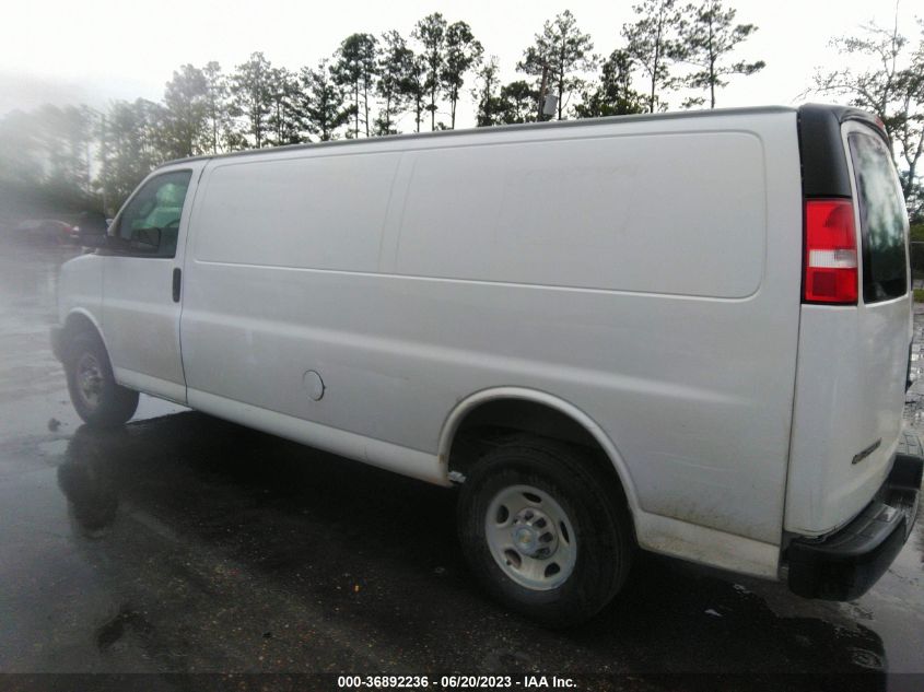 2021 CHEVROLET EXPRESS CARGO RWD 2500 EXTENDED WHEELBASE WT 1GCWGBFP7M1257923