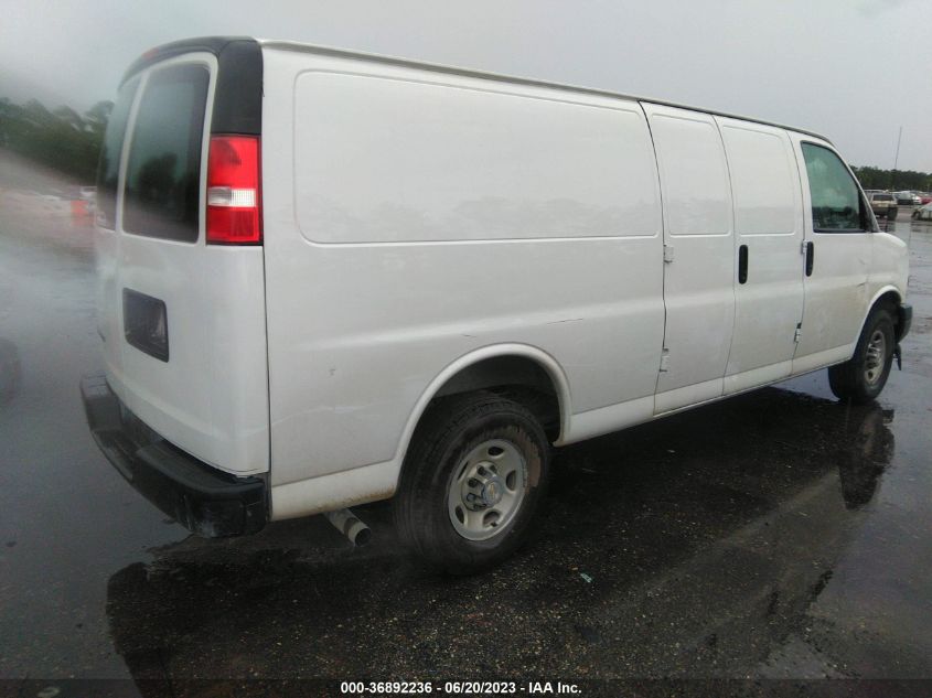 2021 CHEVROLET EXPRESS CARGO RWD 2500 EXTENDED WHEELBASE WT 1GCWGBFP7M1257923