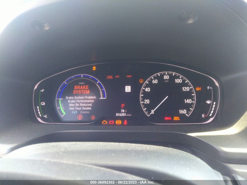 2019 HONDA INSIGHT TOURING 19XZE4F95KE003170