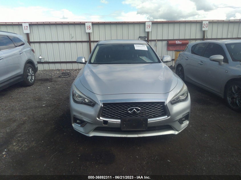 VIN JN1EV7AR2JM610850 2018 INFINITI Q50 3.0T LUXE