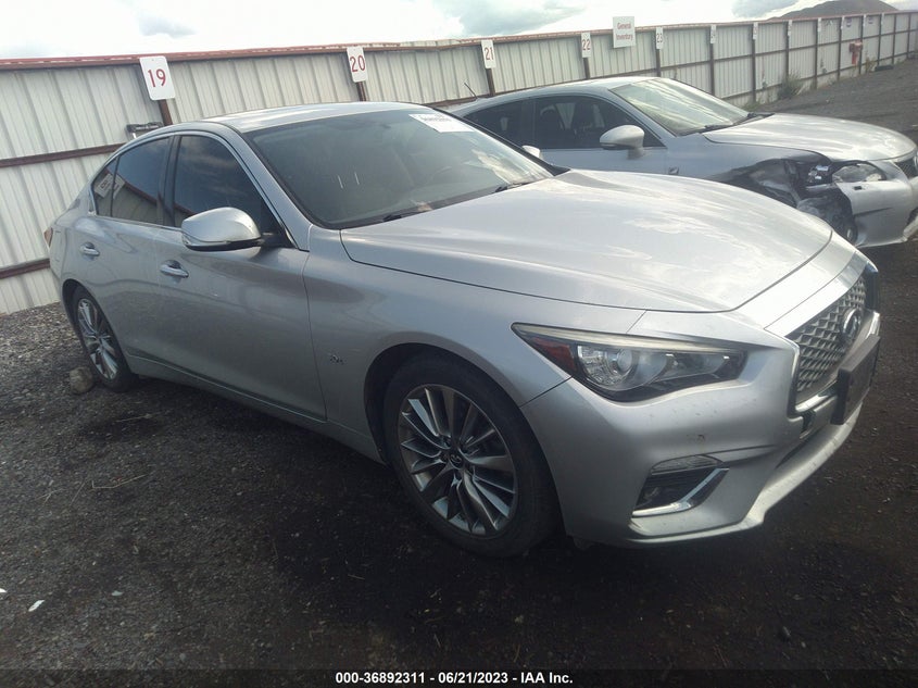 VIN JN1EV7AR2JM610850 2018 INFINITI Q50 3.0T LUXE