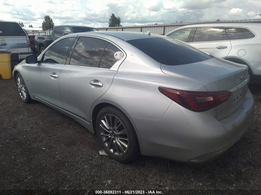 VIN JN1EV7AR2JM610850 2018 INFINITI Q50 3.0T LUXE