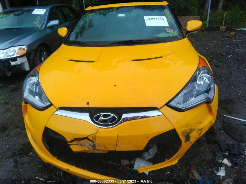 2013 HYUNDAI VELOSTER W/BLACK INT - KMHTC6AD2DU171013