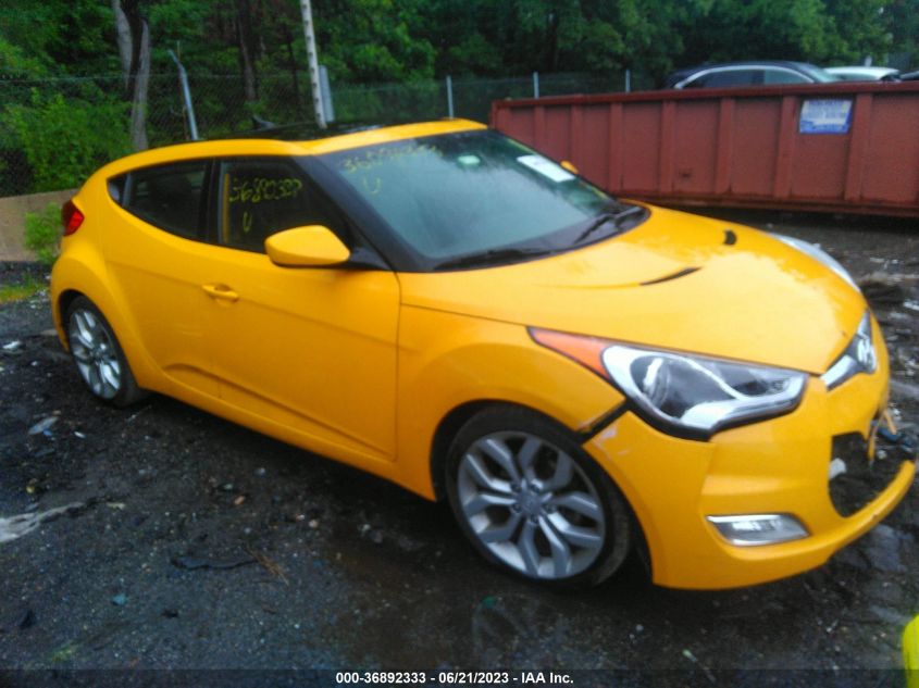 2013 HYUNDAI VELOSTER W/BLACK INT - KMHTC6AD2DU171013