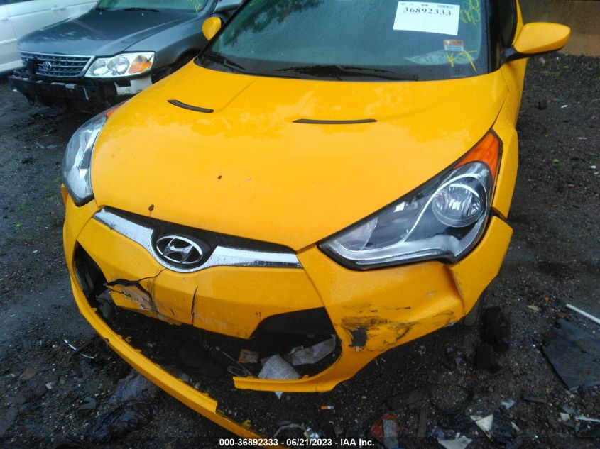 2013 HYUNDAI VELOSTER W/BLACK INT - KMHTC6AD2DU171013