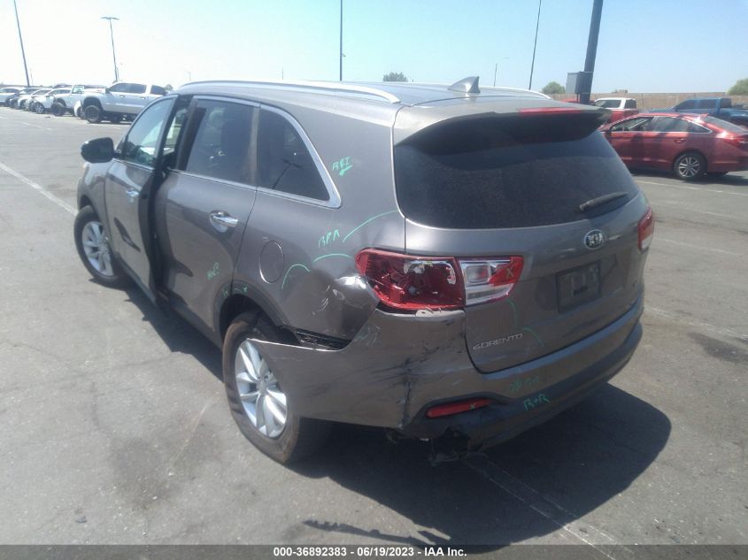 2016 KIA SORENTO LX - 5XYPG4A39GG138151