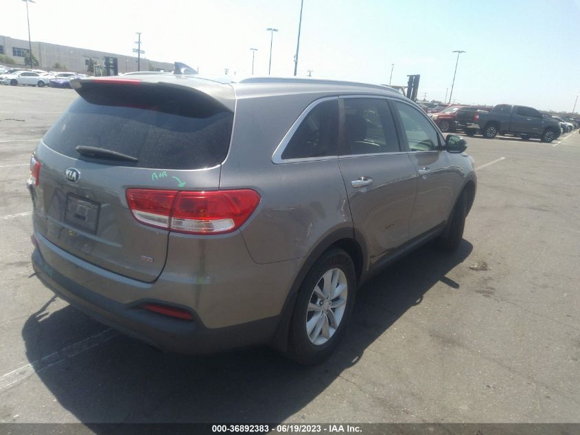 2016 KIA SORENTO LX - 5XYPG4A39GG138151