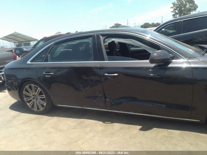 2014 AUDI A8 L 4.0T WAUR2AFD2EN010991