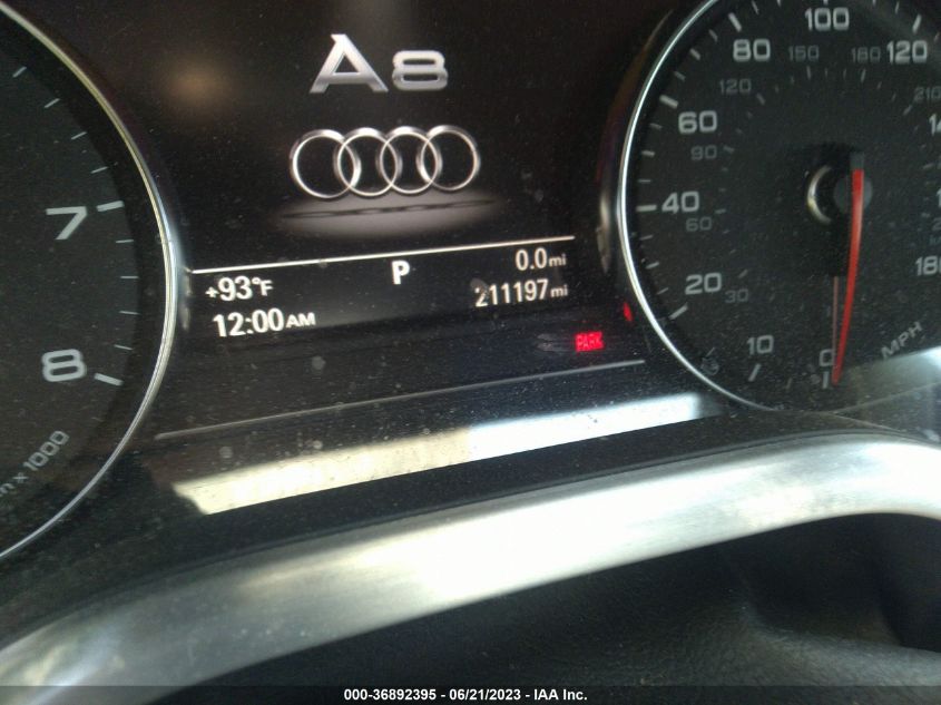 2014 AUDI A8 L 4.0T WAUR2AFD2EN010991