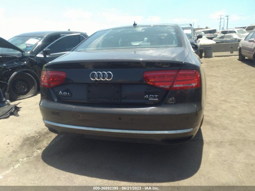 2014 AUDI A8 L 4.0T WAUR2AFD2EN010991