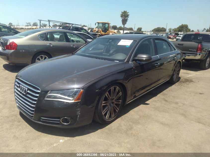2014 AUDI A8 L 4.0T WAUR2AFD2EN010991