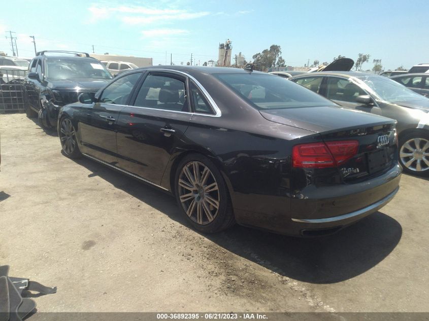 2014 AUDI A8 L 4.0T WAUR2AFD2EN010991