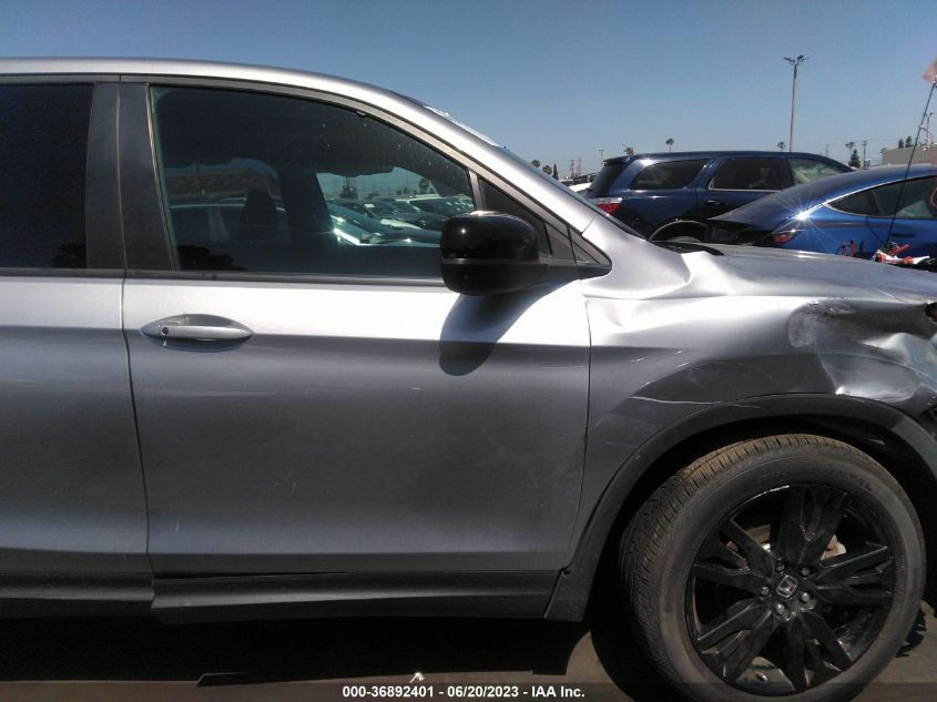 2020 HONDA PASSPORT SPORT - 5FNYF7H20LB005527