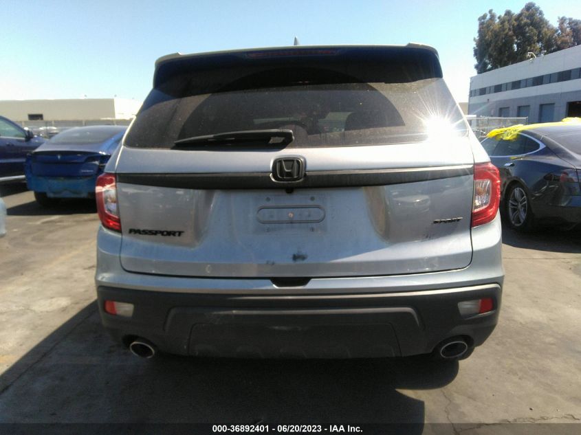 2020 HONDA PASSPORT SPORT - 5FNYF7H20LB005527