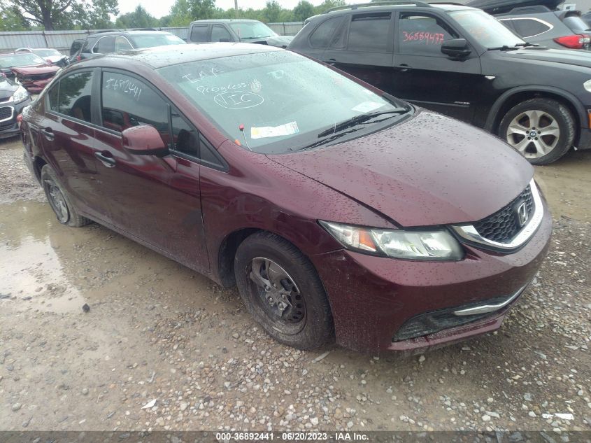 2013 HONDA CIVIC SDN LX - 19XFB2F55DE080976