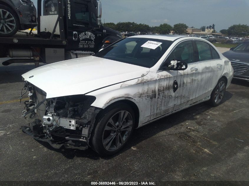 VIN 55SWF8DB0KU284851 2019 MERCEDES-BENZ C-CLASS C 300