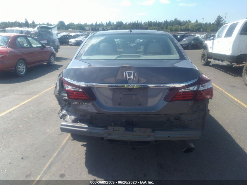 2016 HONDA ACCORD SEDAN EX-L - 1HGCR2F88GA088927