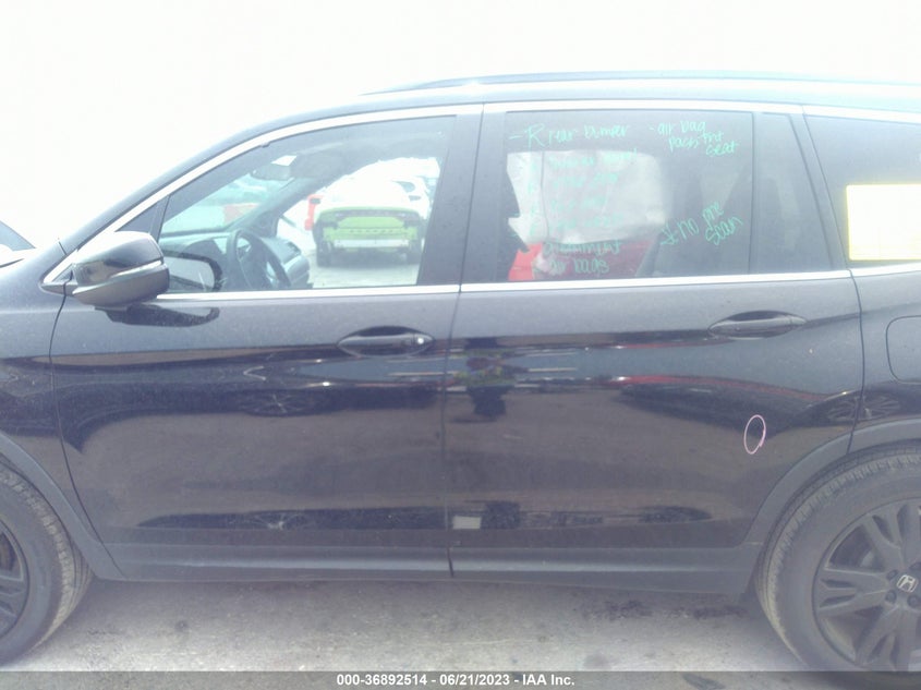VIN 5FNYF5H27MB032097 2021 HONDA PILOT SPECIAL EDITION