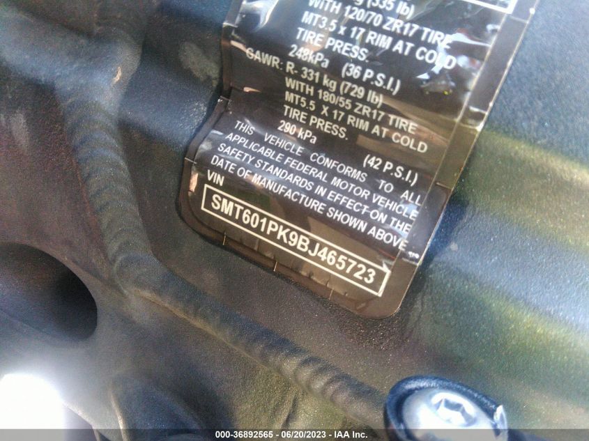 2011 TRIUMPH MOTORCYCLE SPRINT GT/ABS - SMT601PK9BJ465723